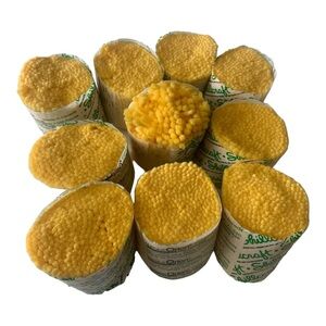 10 NWT Shillcraft 💯% DuPont Orlon Latch Hook Craft Yellow Yarn